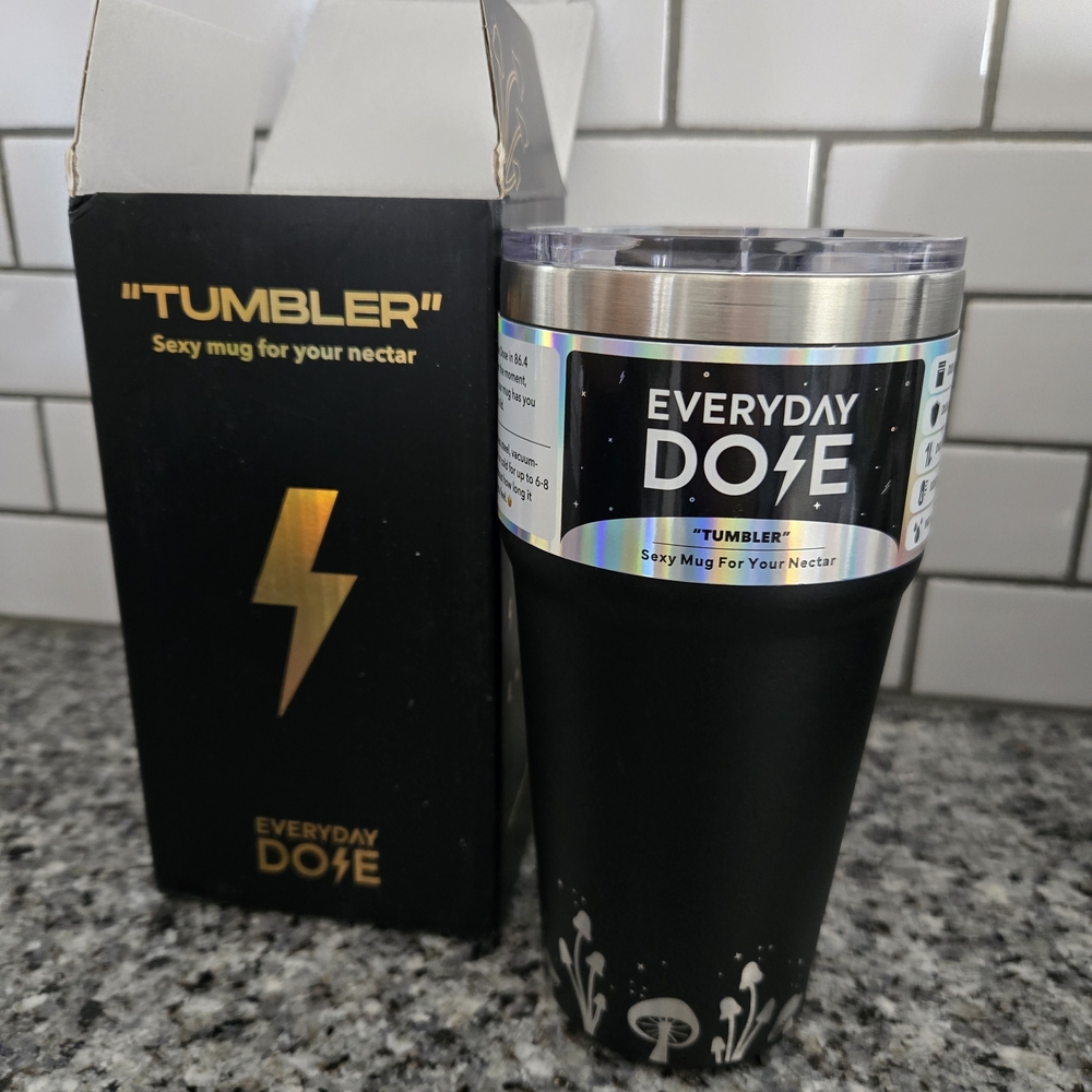 Everyday Dose Black Tumbler